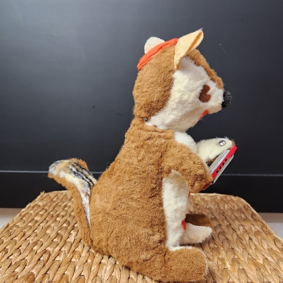 VTG Alvin and the Chipmunks Wind Up Musical Alvin Plush Figure With Harmonica - Picture 5 of 8